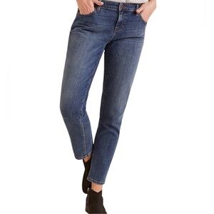 EUC - Eileen Fisher - Organic Soft Stretch Denim Boyfriend Jeans - Size 12
